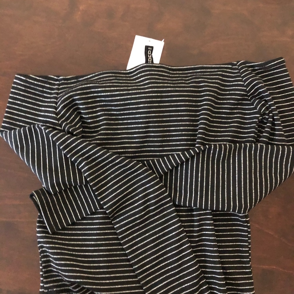 H&M fun & glittery off the shoulder knit top! - Picture 3 of 3